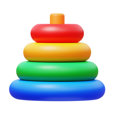 3d fluency pyramid toy